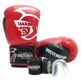 Kit de Luva Muay Thai E Boxe Pretorian Elite 10oz Com Bandagem E Com Bucal